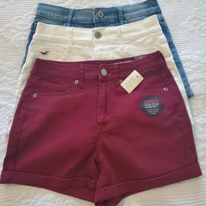 Bundle (3 pairs) high waist shorts